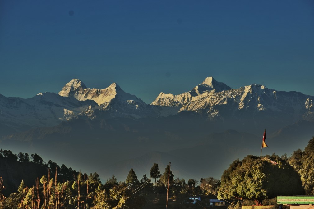 Himalaya form Chandak Hills Pithoragarh